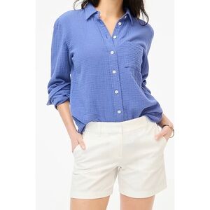 NWT J. Crew 5" Classic Chino Short White